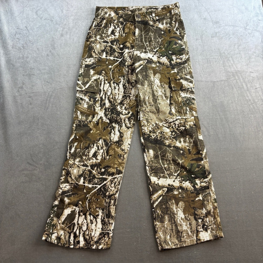 Realtree Camo Cargo Pants Hunting Outdoor Brown Camouflage‎ Mens Medium